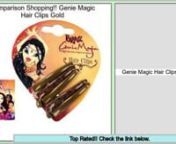Sale Best Genie Magic Hair Clips Goldnhttp://www.amazon.co.uk/exec/obidos/ASIN/B00FKE5722/deal0872b-21