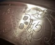 Maybe no need to stand up while applauding, but I did my first try with my Steve Lindsay engraver on a back fender in brass, with traditional sailor style tattoo motive, that actually will be used, for Hicks Syndicate´s new bobber project.. Most likely you will see it on Oslo Motor Show too..