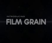 Film Grain is packs of real 35mm grain scans that you can add to your own digital footage to make it look like a real film. Like color grading, it is one of the ways to add an extra cinematic touch to your videos, allowing you to achieve the desired film look by simulating the texture of real photochemically processed film stocks...visit http://vegasaur.com/film-grain for more info!n-----------------------------------------------------------------------nnKey features and benefits:n - REAL FILM G