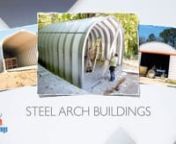U.S. Buildings of Boone, NC provides industry leading steel arch buildings.Our unique factory direct business approach enables us to provide you with huge savings for both residential and commercial building applications.Arch buildings are strong, durable and highly weather resistant quonset hut style buildings used for many applications... garages, hobby shops, workshops, businesses, barns, warehouses and more.