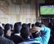 This Video was shot in 6 different places (coffee shops) in Tanta city, Egyot on 12.12.12 during the time of Al-Ahly (Egypt) Vs. Corinthians (Brazil) match in the FIFA club world cup.nPeople gathering in coffee shops watching &amp; Reacting to this match