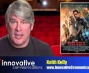 http://www.innovativecommunications.tv “Iron Man 3” kicks off the summer movie season with a metallic bang!I’m Keith Kelly, and my review is coming your way right now.nnRobert Downey Jr. is back in the saddle again-or make that “armor”-as brilliant inventor/industrialist/playboy Tony Stark, who is also known as the metal-suited superhero Iron Man.nnA lot of film series run out of gas by the time they get to their third entry-especially action movies.I’m happy to say that’s NOT