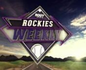 The concept for Rockies Weekly was created based on the idea of “being on the road”.The producer wanted to give the show more of a road presence when the team was traveling.So the first idea that came to me was a Diners, Drive Ins and Dives promo I saw online. It merged old vintage signage with content relating to the show. My idea was to build a route 66 road trippin open that integrated vintage signs with baseball.nMy role: Creative Direction, Motion Design, 3D Design, Compositingn*Upd