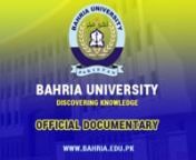 Bahria University is a Federally Chartered Public Sector University. The principal seat of Bahria University is at Islamabad and campuses are at Islamabad, Karachi and Lahore. Bahria University was established by the Pakistan Navy in 2000, and since then it has steadily grown into one of the leading higher education institutions in Pakistan. It plays a major role in grooming future leaders who can make a positive difference to the world around them. Bahria is a comprehensive university having mu