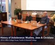 A faculty-led panel discussion with Stephen Cooper, Matt Hoffman and Shobhana Xavier. Recorded Feb. 8, 2016, in Ware College House Great Room.