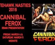 If these films don’t affect you then you’re already dead! nn2016 Nitehawk Nasties: I EAT CANNIBALSnFor this 2016 edition of Nitehawk Nasties, we’ve selected four very different approaches to one of the last taboos in film. Evolving from HG Lewis’ Blood Feast, Cornel Wilde’s The Naked Prey, and the “Mondo” pseudo-documentaries of the 60s, cannibalism in cinema eventually found its way into the modern genre film. From gut wrenching horror, bizarre comedy,people eating people in mov