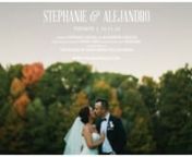 Stephanie and Alejandro are truly a beautiful and happy couple, surrounded by friends that love and care for them . I have to say I loved working with every vendor at this wedding, with Behind the &#39;I Do&#39; planning services and the couple&#39;s great cooperation, the day went by flawlessly! Bouncing off shot ideas with Samantha Ong Photography always results in great captures as well. nnLike how they selected the vendors, I believe Stephanie and Alejandro has chosen all the right people to be part of