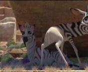 After his herd rejects him for having only half his stripes, a young zebra (Jake T. Austin) sets out on a mission across the Karoo Desert to find the legendary water hole where the first zebras got their distinctive markings.