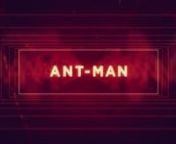 We’re so thrilled to announce another exciting collaboration with the team at Marvel Studios… This time around, we developed and produced the main-on-end titles for Ant-Man, directed by the talented Peyton Reed.n nOne of our favorite aspects of the film was how they switched scale quite seamlessly. So we used that as the motivation behind our title treatment. nnOnce we developed the scale concept, we created a look that was totally new and unique in the Marvel Universe. We drew inspiration f