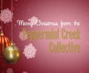 Merry Christmas from Peppermint Creek Collective.nSwing by some of the shops below and support a woman in the arts/small business owner this holiday season.nnLoveLingZnPrecious Mini Plushiesnetsy.com/shop/LoveLingZnMyrMin MylenenNetherlandsnnThe Tin OwlnFun &amp; Inspirational Photo Artnetsy.com/shop/TheTinOwlnMaren MisnernMadison, WInnPrince Design UKnArt Gifts, Home Decor and Tablewarenetsy.com/shop/PrinceDesignUKnElizabeth Prince,nManchester, EnglandnnMarsha HolmesnFine Art Photographynetsy.c