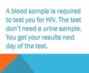 HIV Early Detection test or HIV RNA Test is an RNA-Based test to detect HIV infection in humans. The test can be taken after 9-11 days of unprotected test to ensure if you&#39;ve got any HIV infection.nnThe test can give up to 99% accurate results if performed correctly.nnIn United States the test is very popular. Recently France has also approved the test.nnIf you lives in United States and would like to go for this test, simply visit the website http://www.hivrnatest.com/ and order a test online.n