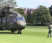 A helicopter flight for the Royal Navy and Royal Marines CCF at King&#39;s College Taunton, facilitated by the Commando Helicopter Force