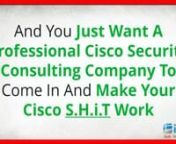 Cisco Consultant Houston - (877) 948-3665nnIf you&#39;re looking for the best Cisco Security consultant in Houston? Then the search is over.nnOur company is iTenol Consulting, Houston&#39;s premier technology consulting company.nnIf you&#39;re here watching this video, it&#39;s because either you&#39;re wanting to set-up a Cisco router / firewall and require a professional Cisco consulting company to complete your Cisco security project.nnOrnnYou are having security issues and concerns, and could use instant help.n