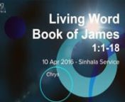 Book of James Series 10 April 2016 - English James 1:1-18