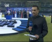 Interview on field by Ravi Shastri with IPL Chairman andCommissioner Lalit Modi
