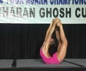 Bishnu Charan Ghosh Cup 2008nSarah Baughn, U.S. - placed 2nd in the Yoga Championship.