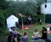 This is my friend Basho (apparently...) performing. I stayed at this house and played some Darren Keen songs right after this performance. My throat is still sore from all the spots we burned through. MISS YOU AMIGO.