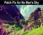 No Mans Sky stuttering fix pcnLink to Patch Fix - http://nomanssky.silk.co/n(You need download and install this patch in game No Man&#39;s Sky)nnOn the way to its goal, the players are free to do anything - explore planets, fight in space for resources, upgrade your weapons and ship, study alien languages, and more. And the players have to gather resources and fight on planets with mysterious Guardians that protect them.