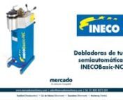Venta y servicio:nMercado Machinery, distribuidor autorizado en México.nwww.mercadomachinery.com &#124; sales@mercadomachinery.comnnCaracterísticas: http://mercadomachinery.com.mx/dobladoras-de-tubo-ineco-inecobasic-nc-qb50-nc/