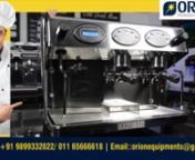Expobar Dealer ORION Professional: +91-9899332022 / 011-65666618nFor Expobar coffee machines price in India email us: orionequipments@gmail.comnwww.orionequipments.comnThe brand for all our manual espresso machines. From premium barista models to good value basic models. nHere you will find our coffee machines for freshly brewed coffee, automatic espresso, instant and juice for hotels, restaurants, cafés, offices and public places.Crem International develop, manufacture and market coffee machin