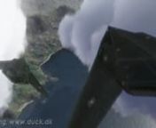 A 3D animation of two F-117 Stealth Bombers flying through clouds. The clip is an experiment in rendering volumetric clouds in 3D Studio Max without plugins.