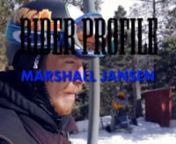 Marshall Jansen is a dope snowboarder. He&#39;s a New Mexico desert rat but does that stop him from going beastmode on every jump, rail, hip, wall, tree, or cliff he has at his disposal? Hell nah. He does his thing anywhere he can and enjoys every second.nThis is a look at a day in his life, filmed in between runs working the terrain park at Sipapu Ski Resort in northern New Mexico.nnHe is sponsored by Pajarito Mountain Freeride Team, Beyond Waves Board Shop, and Arem Snowboards. nSongs are