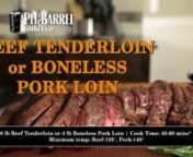 Recipe for smoked beef tenderloin and boneless pork tenderloin on the Pit Barrel Cooker.To get more recipes and learn more about the amazing Pit Barrel Cooker BBQ smoker grill, go to https://pitbarrelcooker.com/pages/videos-recipes