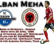Alban Meha - Albania nnStars Sport Management n(Dubai - Tirana - Riyadh)