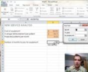 Now that you’re a Pivot Table Master, Excel Video 331 introduces an Excel feature I’ve been waiting to show you, What-If tools.Excel is great tool for data analysis and there are several Excel tools to make that analysis even more powerful.We’ll start with Goal Seek, a way to get Excel to set the result of a formula to be a certain value by changing the value in another cell.In today’s example, we’re purchasing a piece of equipment.If the equipment costs &#36;58,000 and the average