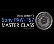 Master the PXW-FS7 at your own Pace.nWatch the first 43-minute chapter here for free: https://vimeo.com/118816281nnWith the release of Sony’s PXW-FS7 digital cinema camera, the possibility of recording stunning, cinematic-quality 4K, 2K, and HD images with an affordable camera has become a reality.However, like any professional camera of this caliber, the FS7 is extremely complex and has a steep learning curve.And that’s why this Master Class has been created by Vortex Media to help FS7