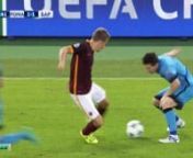 Lionel Messi awesome dribbling vs AS Roma - HD