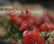 Zubereitung des Auberginen Tahini Rezeptes von Yotam Ottolenghis