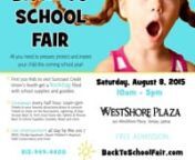 2015 was a record breaking year for the Suncoast Credit Union 8th Annual Back to School Fair at WestShore Plaza! Over eight thousand Bay Area families, from parents and teens all the way to tots arrived early to be one of the first 500 kids to receive a backpack full of goodies from Suncoast Credit Union.nnFrom there, event guests got all of the best information to start the school year right from over 70 vendors. Fruttare®, a delicious line of frozen fruit bars, hosted the Fruttare Fruit Farm.