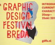 Mark your calendar! Graphic Design Festival Breda: September 25 - October 25 in the city centre of Breda. You&#39;ll receive updates about the programme, theme and designers involved within the next weeks!nnMeet contemporary creatives that make you see the world differently. Graphic Design Festival Breda introduces leading graphic designers discussing current topics! Graphic designers influence our daily life. From advertising, websites and packaging: designers are creating it. What is their attitud