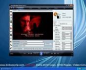 Extra DVD Ripper Express is a flexible and easy to use DVD ripper software. Which can fast convert dvd movies to avi, mpeg, iPod(MP4), iPhone, Apple TV, flv(YouTube), Sony PSP, Sony PS3, wmv, Microsoft Zune Player, Pocket PC, Mobile 3gp without any loss of quality.nnExtra DVD Ripper Express can support enjoying dvd screen while ripping dvd, super fast DVD ripping speed ! Let you Enjoy movies anywhere anytime!nnMore information please visit www.dvdcopyrip.com