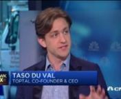 Taso Du Val, Toptal&#39;s co-founder &amp; CEO, reviews how Toptal connects businesses to great software developers with CNBC hosts Andrew Ross and Becky Quick.