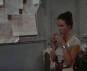 A scene from Norma Rae (1979) illustrating the tension between Norma Rae, a worker at a textile mill, and Reuben Warshowsky, a union organizer. In this scene, Norma Rae&#39;s attempt to copy the company&#39;s racially inflammatory anti-union letter is mostly faithful to Sutton&#39;s biography and official records. The sexually-charged argument between Norma and Reuben, however, was fabricated to demonstrate the unconsumated attraction between the two that the filmmakers wanted in the story. Reuben pushes No