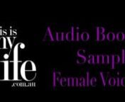 This is my life Audio Book Female - Story by Gavan Pearce narration by Shireen Hammond
