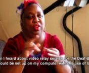 [Video Description:nnFade from black.nnA black Deaf-Blind woman wearing a dark red shirt and red, white, and blue feathers in her hair sits on a living room couch. A white cane rests on the wall behind her. She signs in American Sign Language, “I was born Deaf and wore glasses with thick lenses growing up until the age of 13 when I became blind from glaucoma.”nnCross fade to a close up profile shot of Erica looking back in memory.nnCross fade to Erica signing, “We moved to Austin, Texas wh