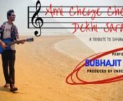 Cover song of evergreen popular song Ami Cheye Cheye Dekhi Saradin composed by Shyamal Mitra.nnWatch the 360 VR version here � http://bit.ly/amicheyecheyedekhi360nnStarring : Subhajit Das (Biltu)nPreyanka PoddernSoumyasunder ChandrannCover Song Credits:nSinger : Subhajit Das (Biltu)nhttps://www.facebook.com/profile.php?id=100005751033730nLead guitarist : Arka Bhattacharyanhttps://www.facebook.com/arka.bhattacharyya.58nRhythm guitar : Arjob Bagchinhttps://www.facebook.com/profile.php?id=1000104