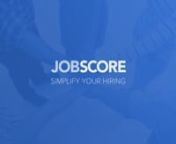 JobScore is the original user-friendly, all-in-one online recruiting software solution. Our modern, intuitive ATS eliminates busy work for organizations with 20 to 2,000+ employees. JobScore gives you everything you need to find, attract, assess, and hire great people: Deliver an impressive candidate experience. Post to 50+ job boards with one click. Customize Forms. Parse &amp; score resumes. Sync your email &amp; calendar. Interview better. We simplify hiring and help improve recruiting result