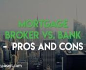 Difference Between Mortgage Broker and Bank in NYC. Learn more: https://www.hauseit.com/difference-between-mortgage-broker-and-bank-nyc/nnSave Money When Buying in NYC: https://www.hauseit.com/hauseit-buyer-closing-credit-nyc/nnThe difference between a mortgage broker and bank is that a mortgage broker is not directly lending any money for a mortgage and is simply originating and brokering a loan. In other words, a mortgage broker is a middleman that does not have any skin in the game.nnThis is