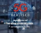 09:25 - 09:50nInnovating with 5G in the Manufacturing Sector - Presentations and