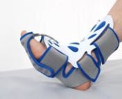 Darco® Body Armor® Night Splint Unique toe strap dorsiflexes first MP joint, actively engaging windlass mechanism of foot for sustained stretch to plantar fascia, flexor tendons, Achilles tendon, and calf muscles.