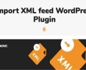 Import any content from an external or uploaded XML/RSS file into any post type on your WordPress website.nnMore information: nhttps://wordpress.org/plugins/import-xml-feed/