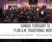 ## When the Holy Spirit Comes with FirennThis Sunday, February 10, we will continue our 7-week sermon series,