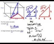 Trigonometry and Pythagoras in 3D Shapes Mathematics Revision from pythagoras in 3d shapes