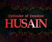 Husain is an important figure in history; grandson of Prophet Muhammad, and son of Ali and Fatima. He became Imam after his brother Hasan was poisoned.nnWhen Muawiya died in 680 A.D, he breached a peace treaty signed with Hasan, designating leadership to his cruel son Yazid. The people of Kufa invited Husain to lead them. On his way there, Husain’s caravan of family members and companions were stopped by Yazid’s forces in a barren land called Karbala. nnTo this day, Husain is a symbol of res