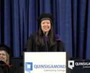 AiVi Nguyen, Attorney, Partner at Bowditch Attorneys, delivers the keynote speech to the graduating class of 2019!nnFor more information, visit www.QCC.edu or call 508.853.2300!