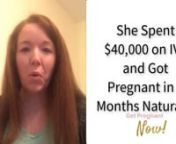 Brett Spent Over 40,000 on IVF Before getting pregnant Naturally from ivf